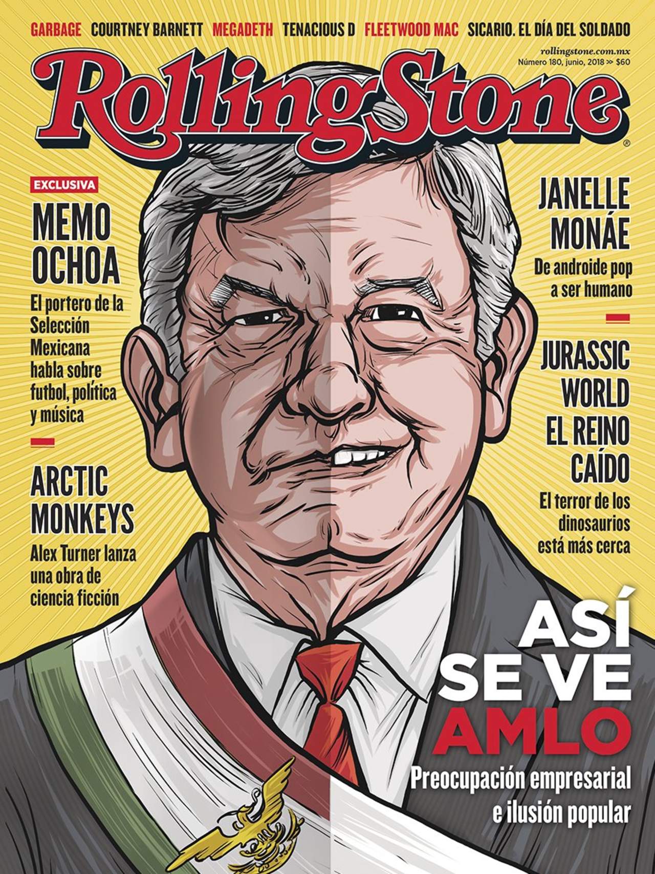 Aparece AMLO en portada de Rolling Stone México. Noticias en tiempo real