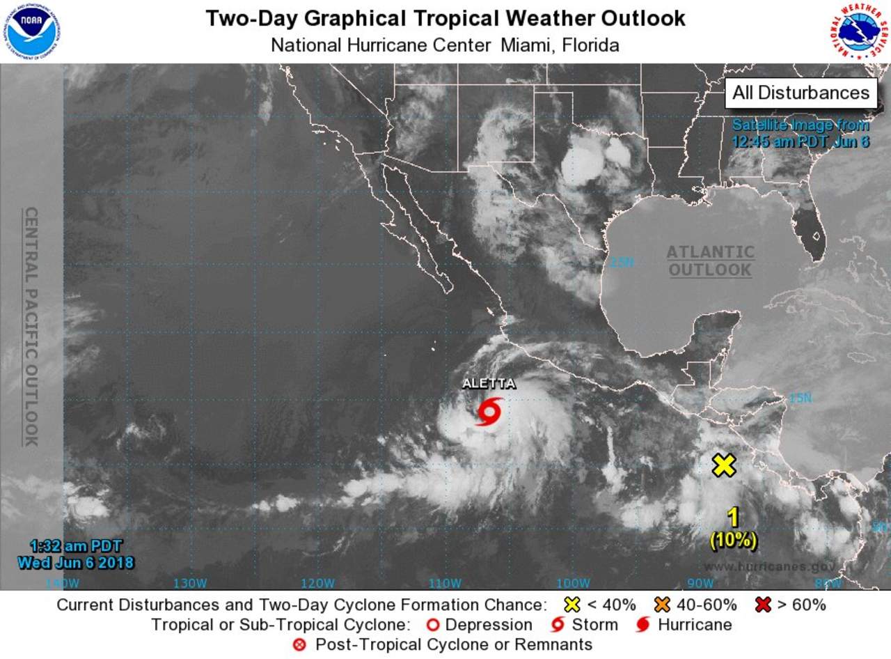 Surge Aletta primera tormenta del Pacífico. Noticias en tiempo real