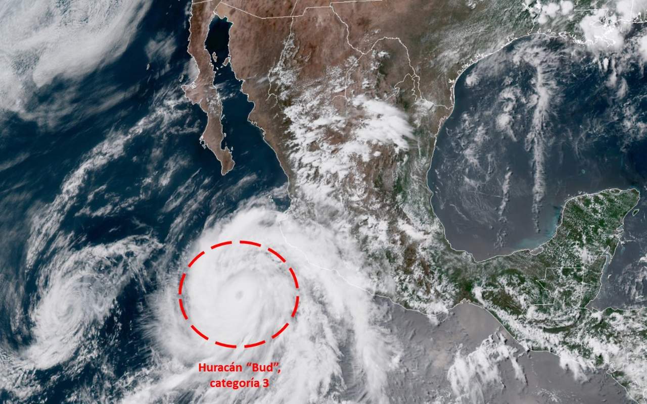 Bud podría convertirse en huracán categoría 4, prevé Conagua. Noticias en tiempo real