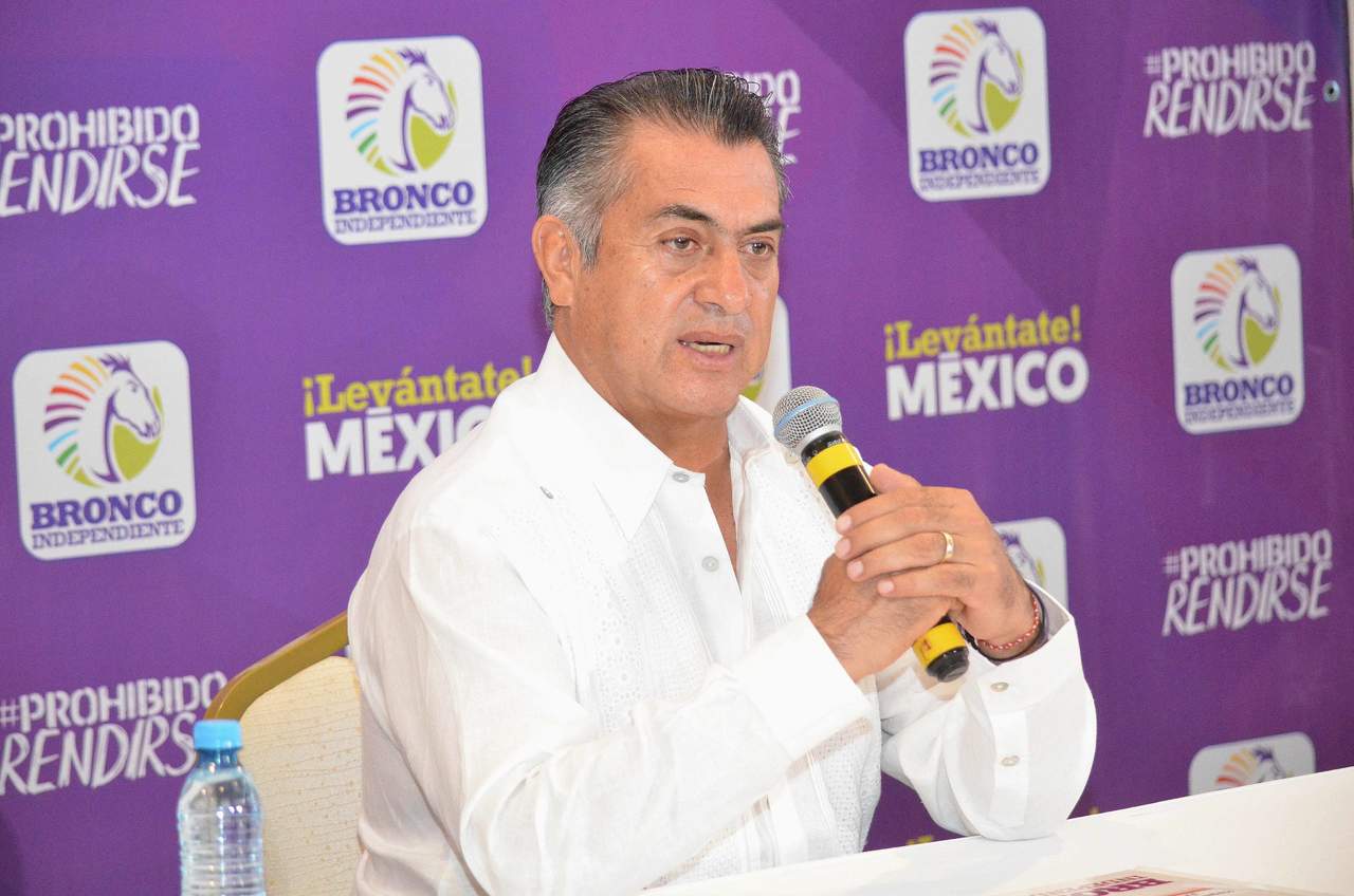 El Bronco propone reducir el IVA a 10% en todo el país. Noticias en tiempo real