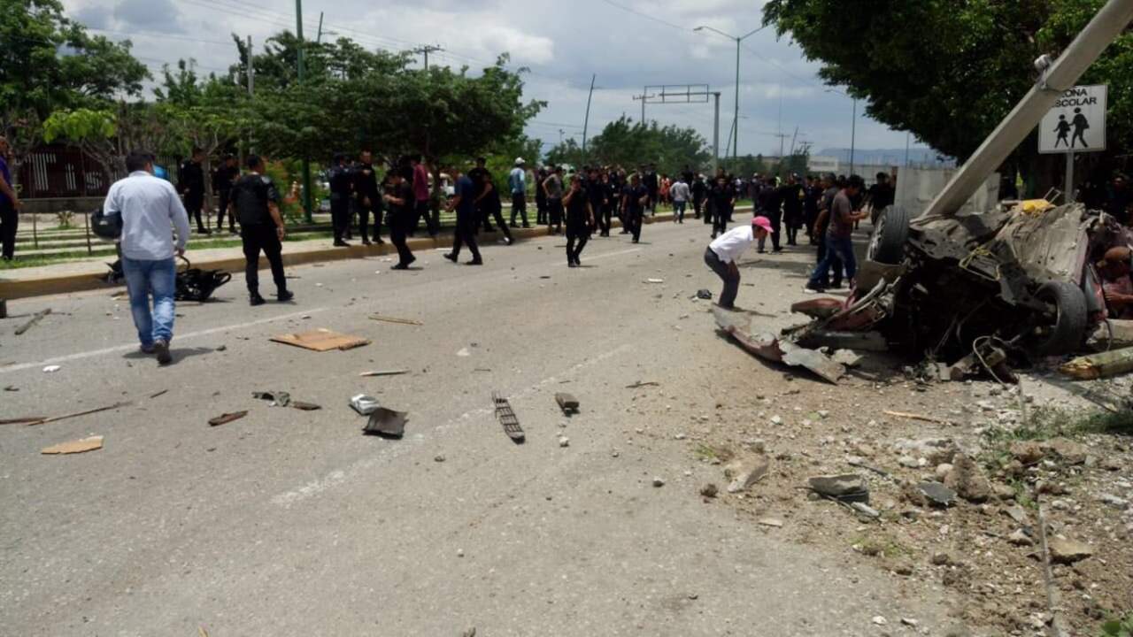 Mueren siete personas al ser atropelladas por un tráiler en Tuxtla Gutiérrez. Noticias en tiempo real