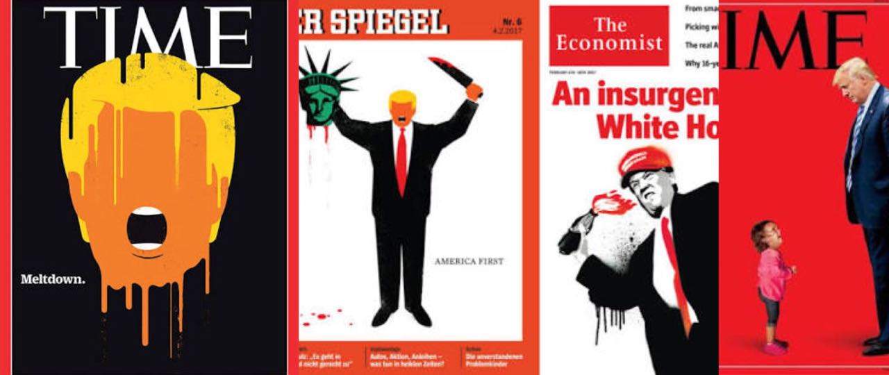 Polémicas portadas que protagoniza Donald Trump. Noticias en tiempo real