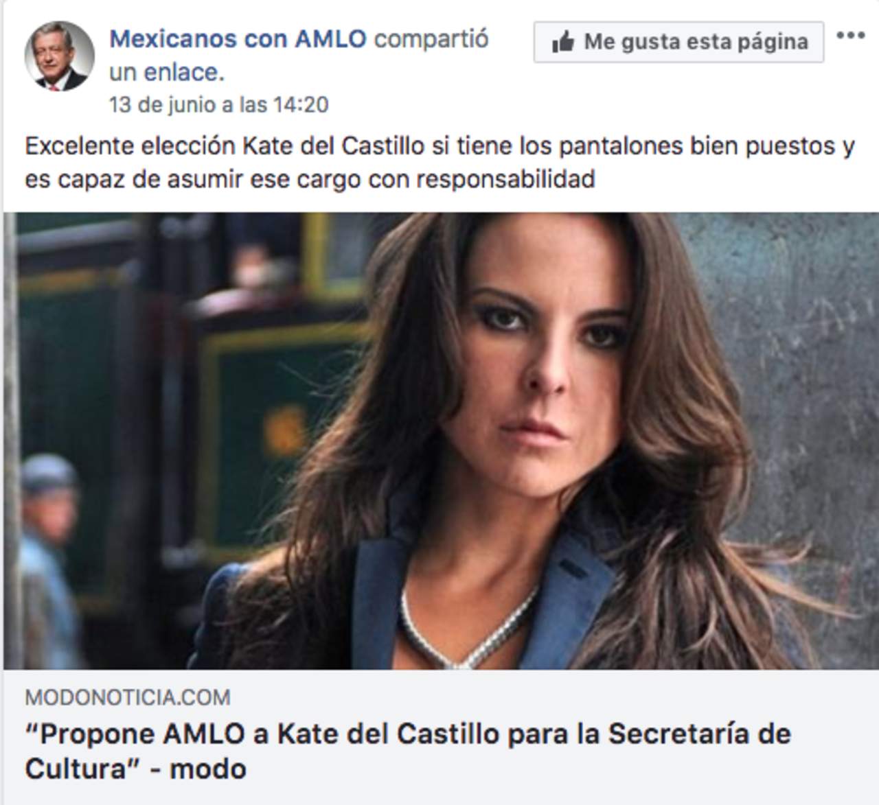 Kate del Castillo o Belinda, ¿secretarias de Cultura si gana López Obrador?. Noticias en tiempo real