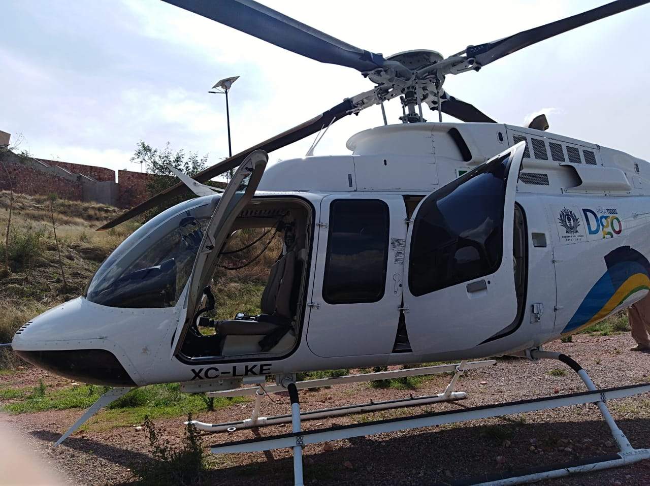 Helicóptero de Durango realiza sobrevuelos de vigilancia en La Laguna. Noticias en tiempo real