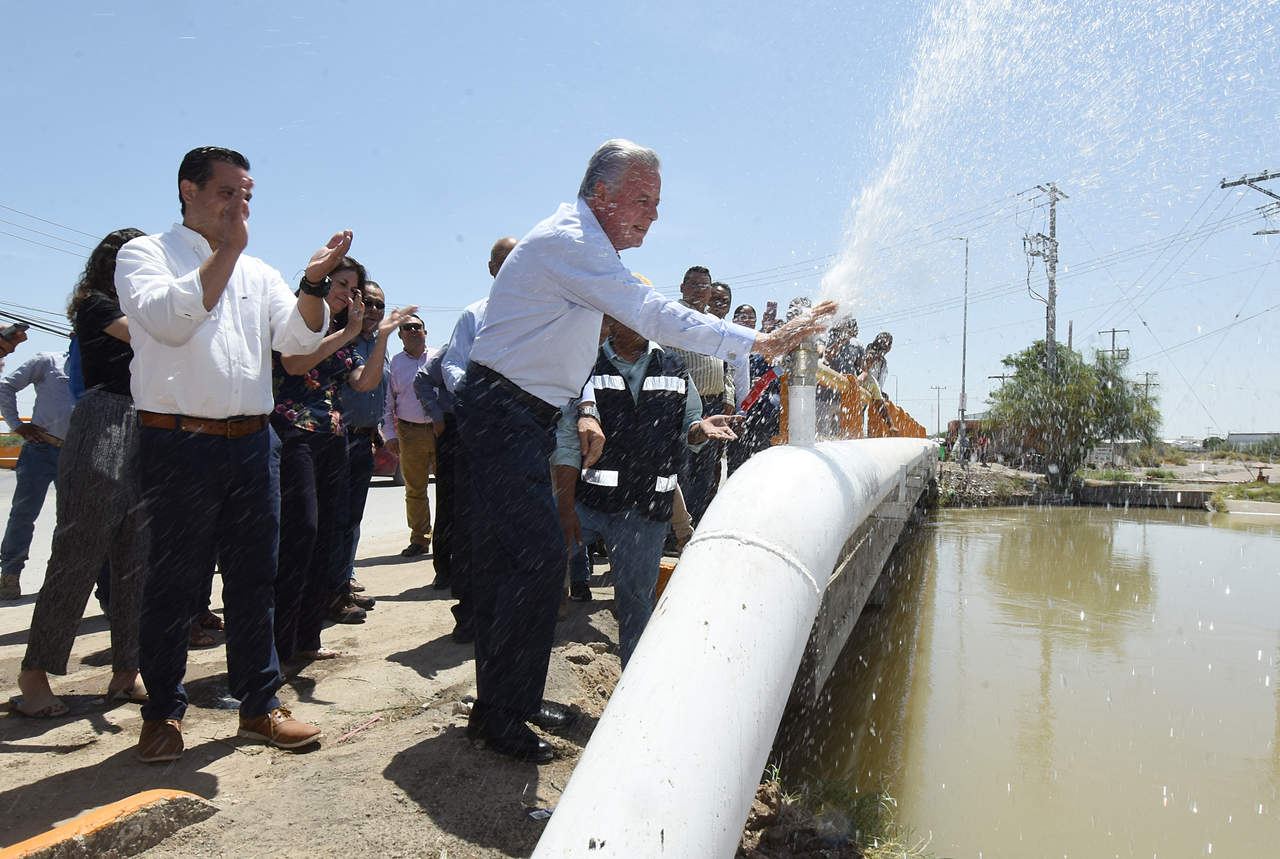 Inauguran obras hidráulicas para colonias del norte de Torreón. Noticias en tiempo real