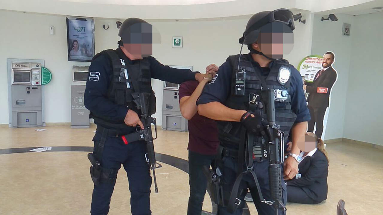 Con éxito, realizan simulacro de robo en CFE de Gómez Palacio. Noticias en tiempo real