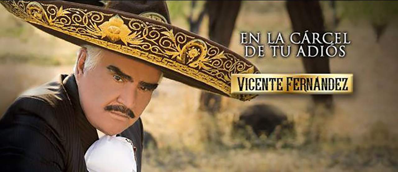 Vicente Fernández estrena su nuevo sencillo En la cárcel de tu adiós. Noticias en tiempo real