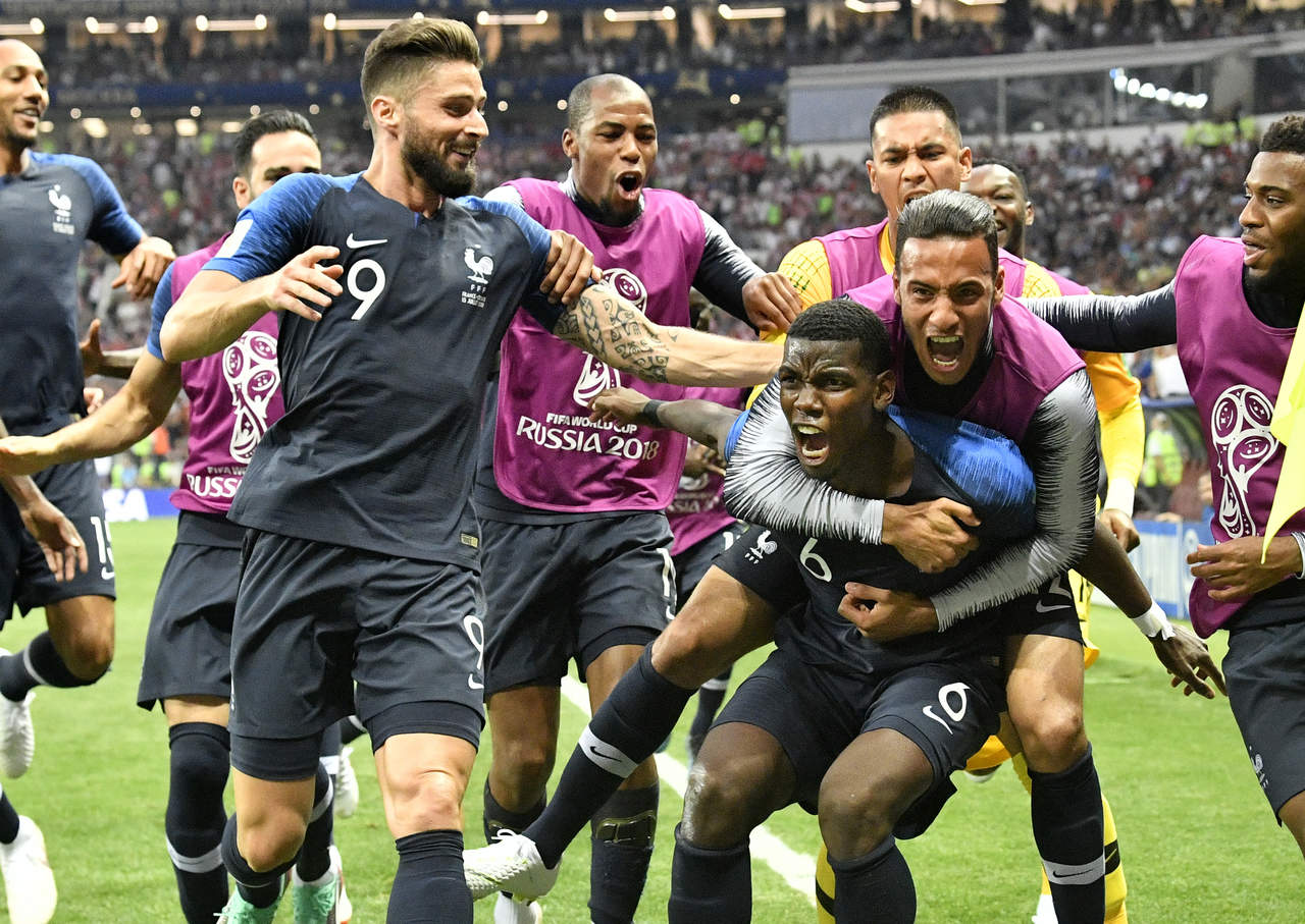 Francia empata a Uruguay y Argentina en Mundiales. Noticias en tiempo real