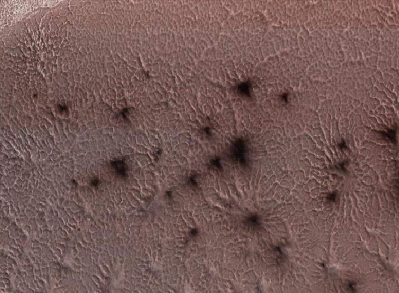 ¿Qué es eso de las ‘arañas’ de Marte?. Noticias en tiempo real