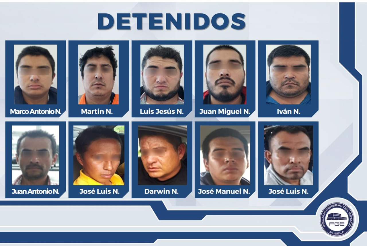Detienen a presunta banda de ladrones de vehículos en Puebla. Noticias en tiempo real