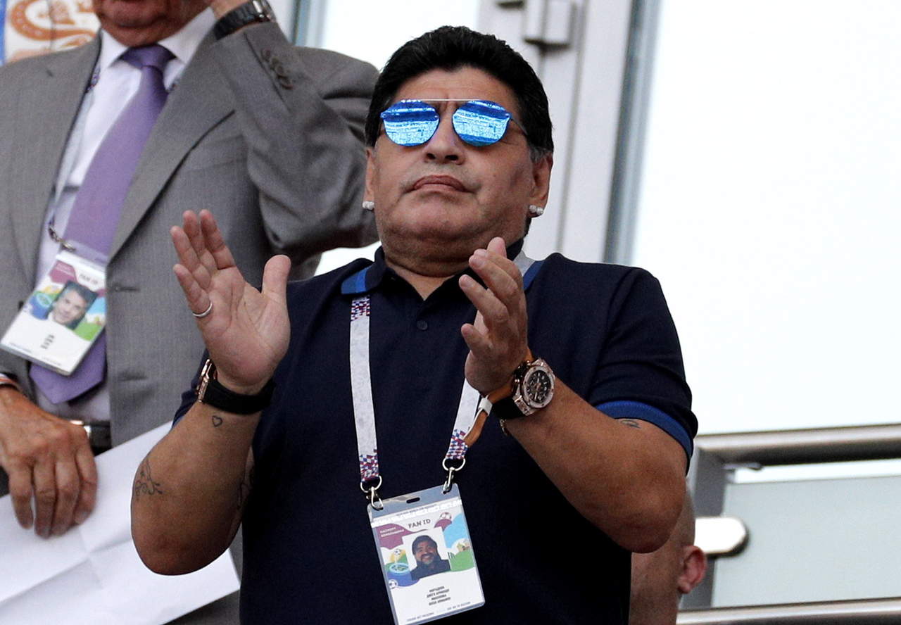 La AFA es un desastre, asegura Diego Armando Maradona. Noticias en tiempo real