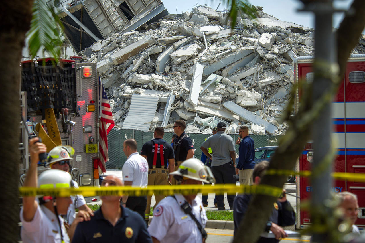 Derrumbe de edificio en Miami Beach deja al menos un herido, El Siglo de Torreón