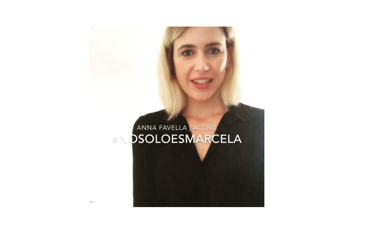 Anna Favella se suma al movimiento #NoSoloEsMarcela. Noticias en tiempo real