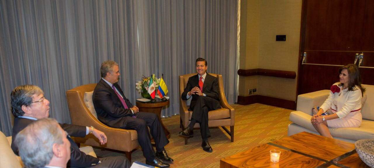 Se reúne EPN con presidente electo de Colombia, Iván Duque. Noticias en tiempo real