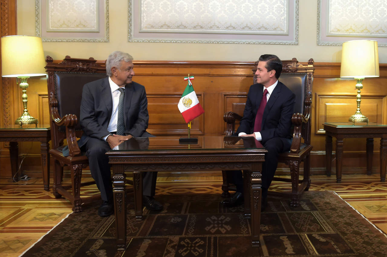 Peña Nieto y AMLO se reunirán el jueves en Palacio Nacional. Noticias en tiempo real