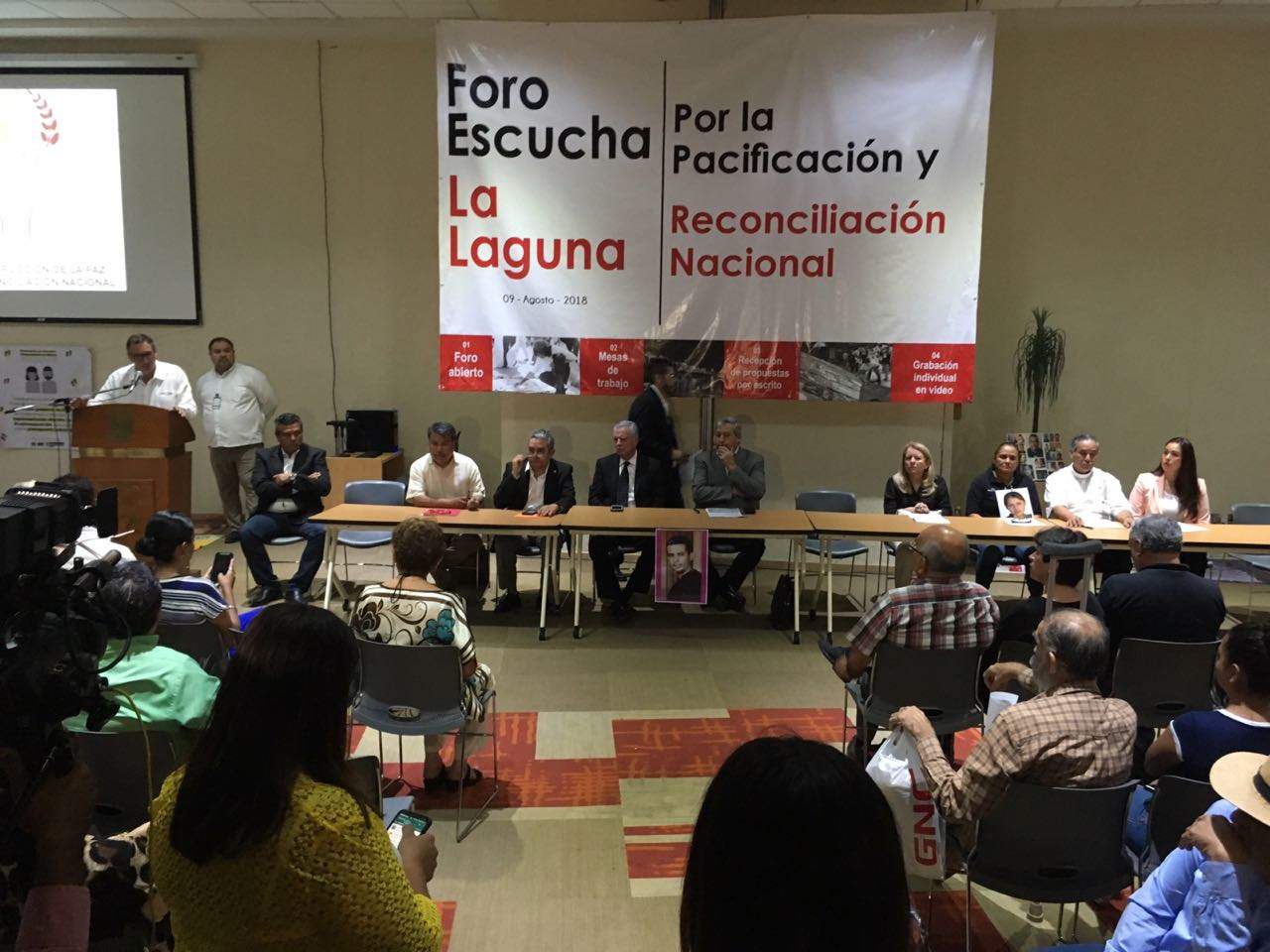 Inicia Foro de Pacificación en La Laguna. Noticias en tiempo real