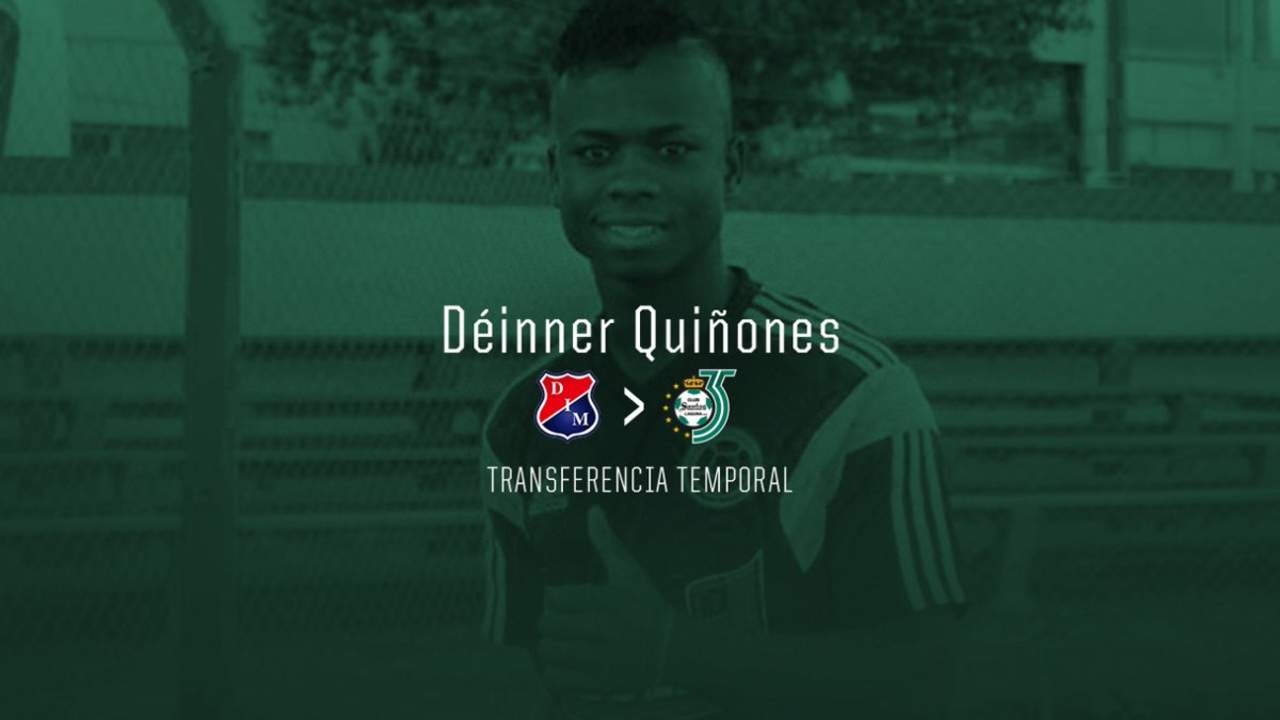 Déinner Quiñones llega para reforzar a Santos. Noticias en tiempo real