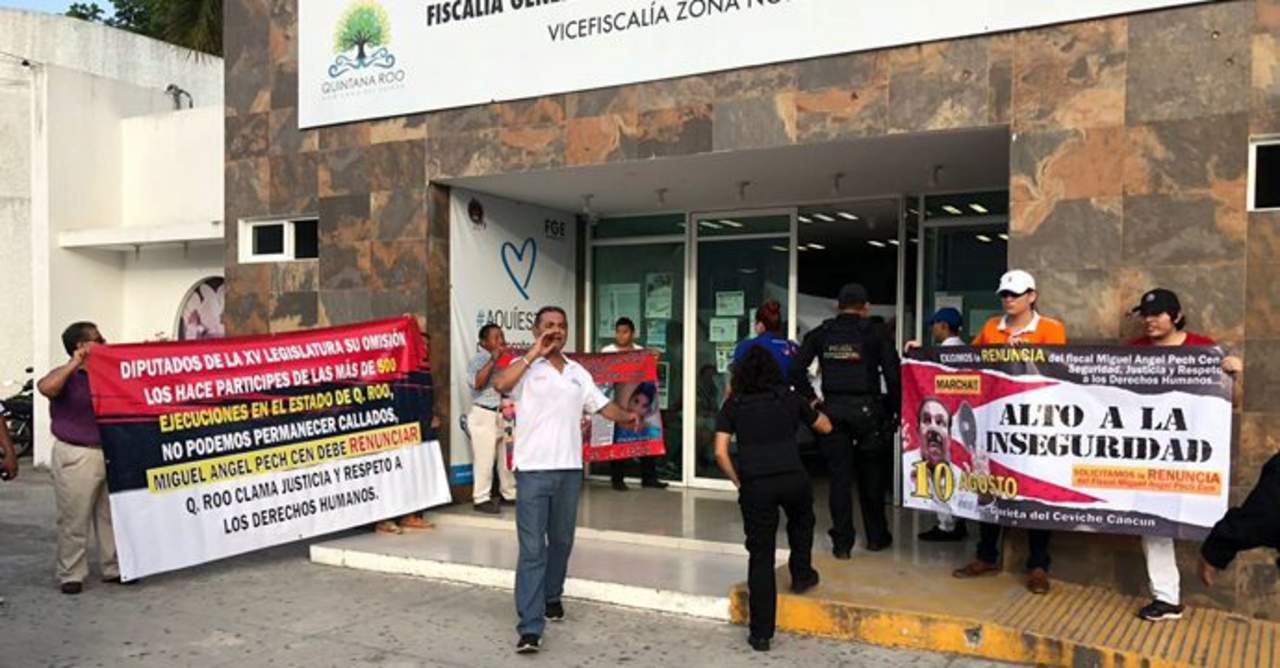 Exigen ciudadanos la destitución del fiscal general de Quintana Roo. Noticias en tiempo real