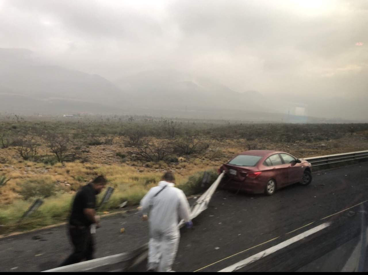 Accidente en la Saltillo-Monterrey deja un muerto. Noticias en tiempo real