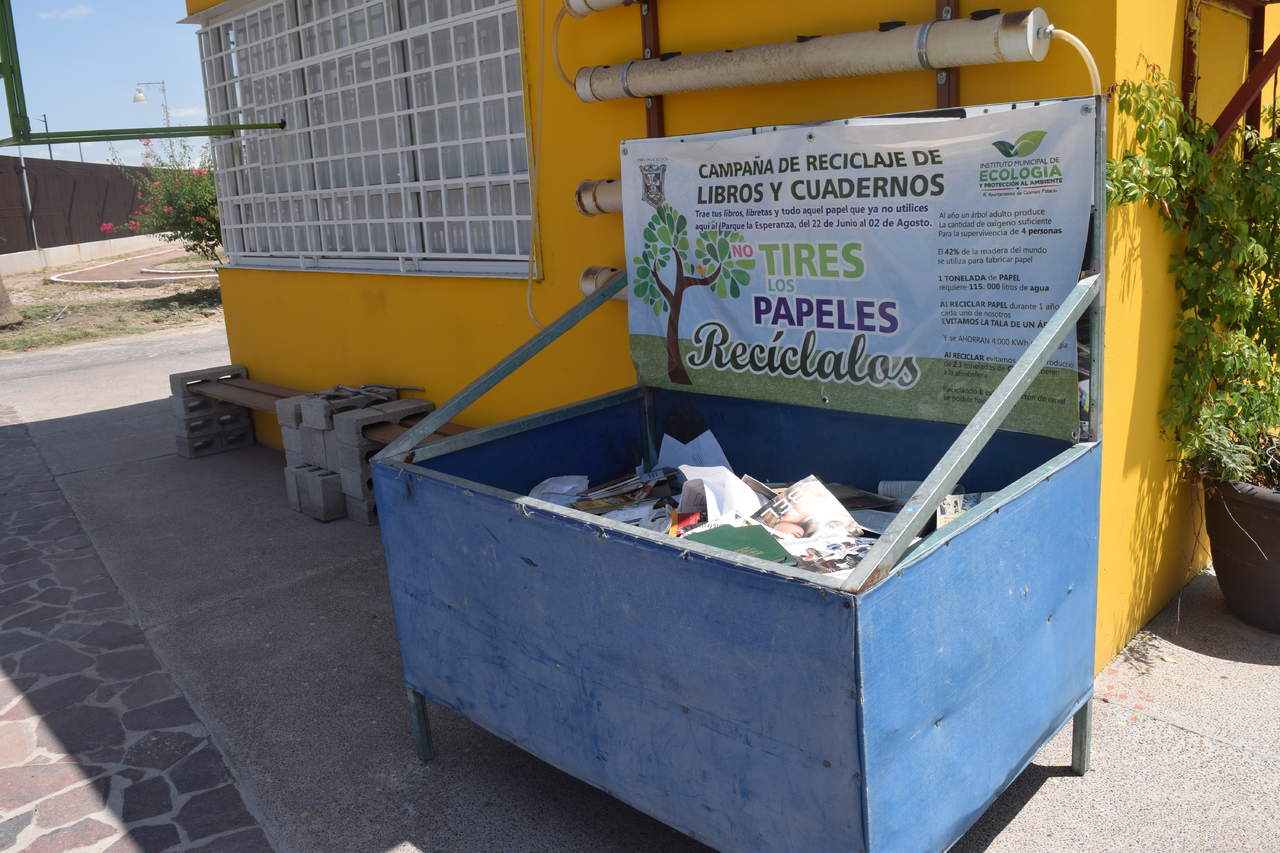 Mantienen campaña de reciclaje de libros y cuadernos en Gómez Palacio. Noticias en tiempo real