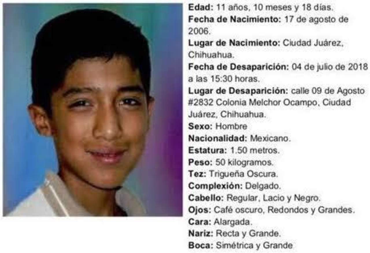 Sigue búsqueda de niño desaparecido en Ciudad Juárez. Noticias en tiempo real