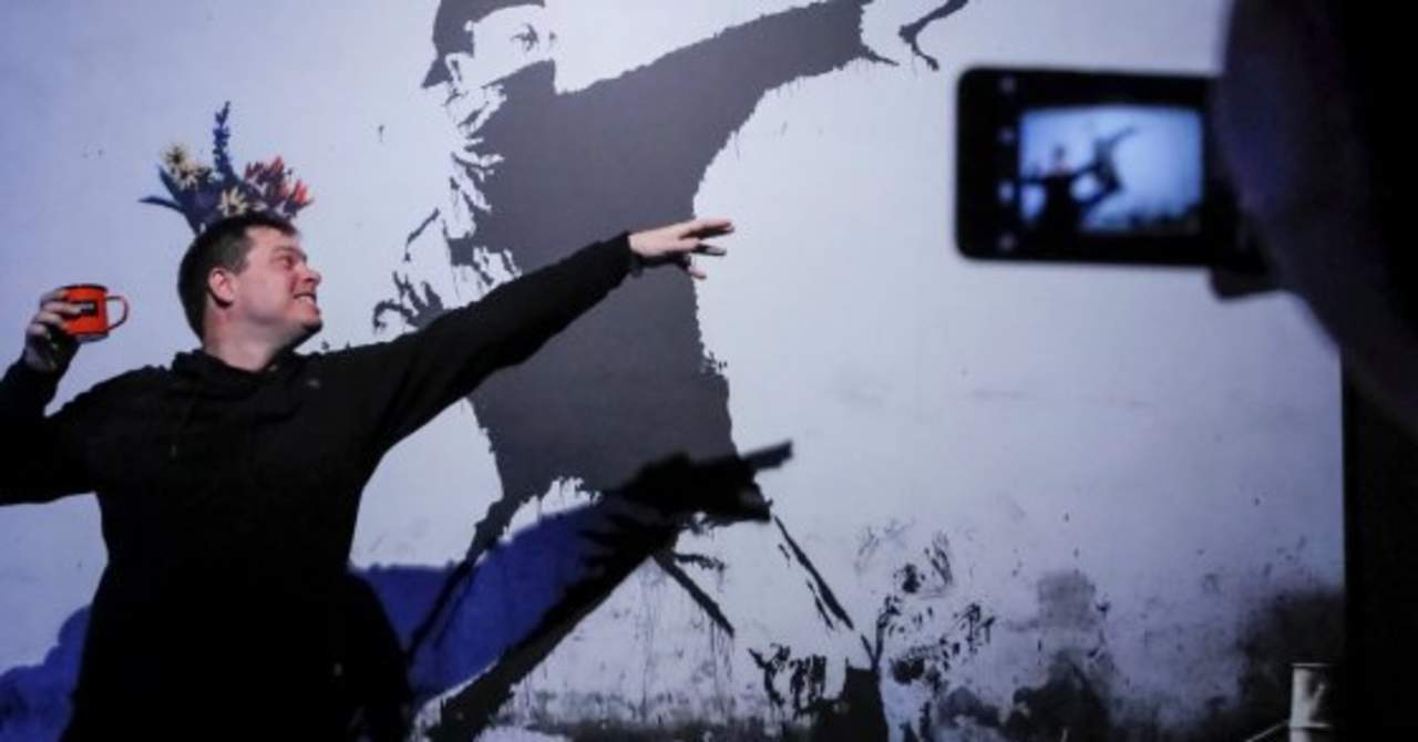 Banksy se entera por Instagram que tiene exposición en Rusia. Noticias en tiempo real