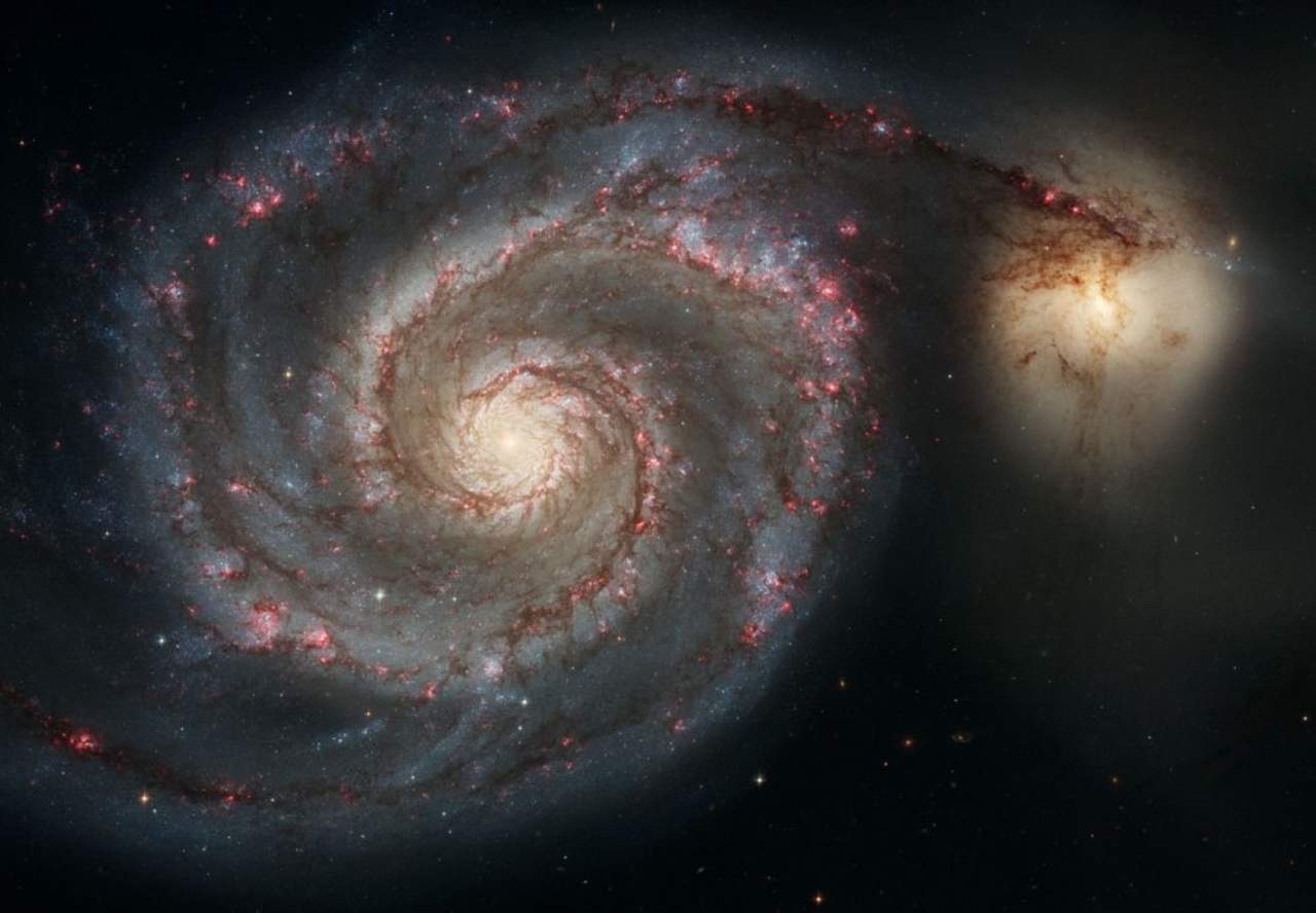 Hubble muestra imagen de la galaxia Remolino. Noticias en tiempo real