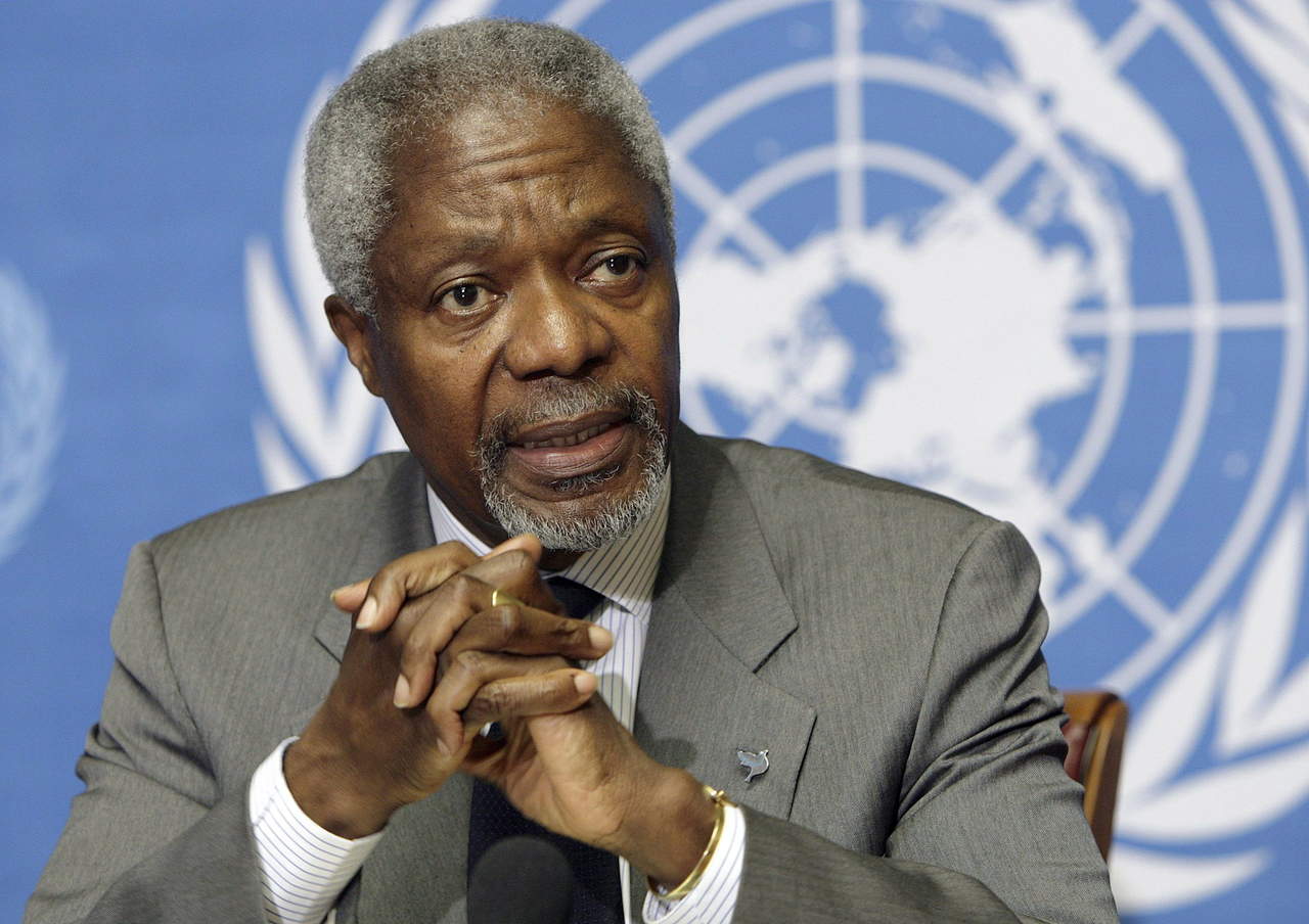 Fallece Kofi Annan, exsecretario general de la ONU. Noticias en tiempo real