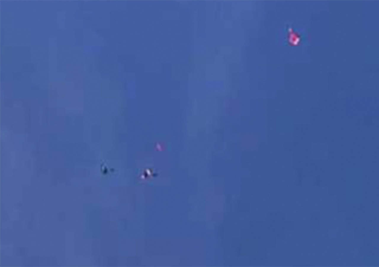 Captan trágico accidente de paracaidistas. Noticias en tiempo real