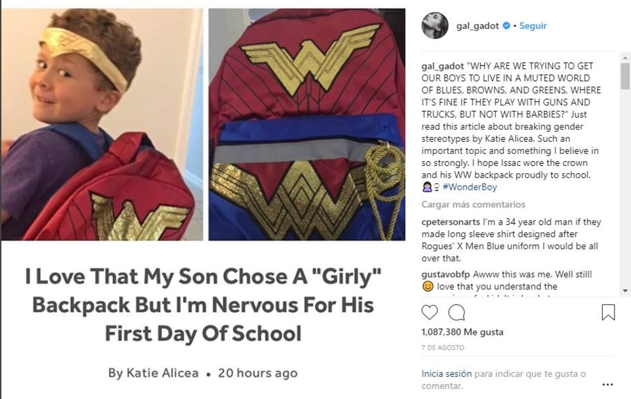 Wonder Woman defiende a niño. Noticias en tiempo real