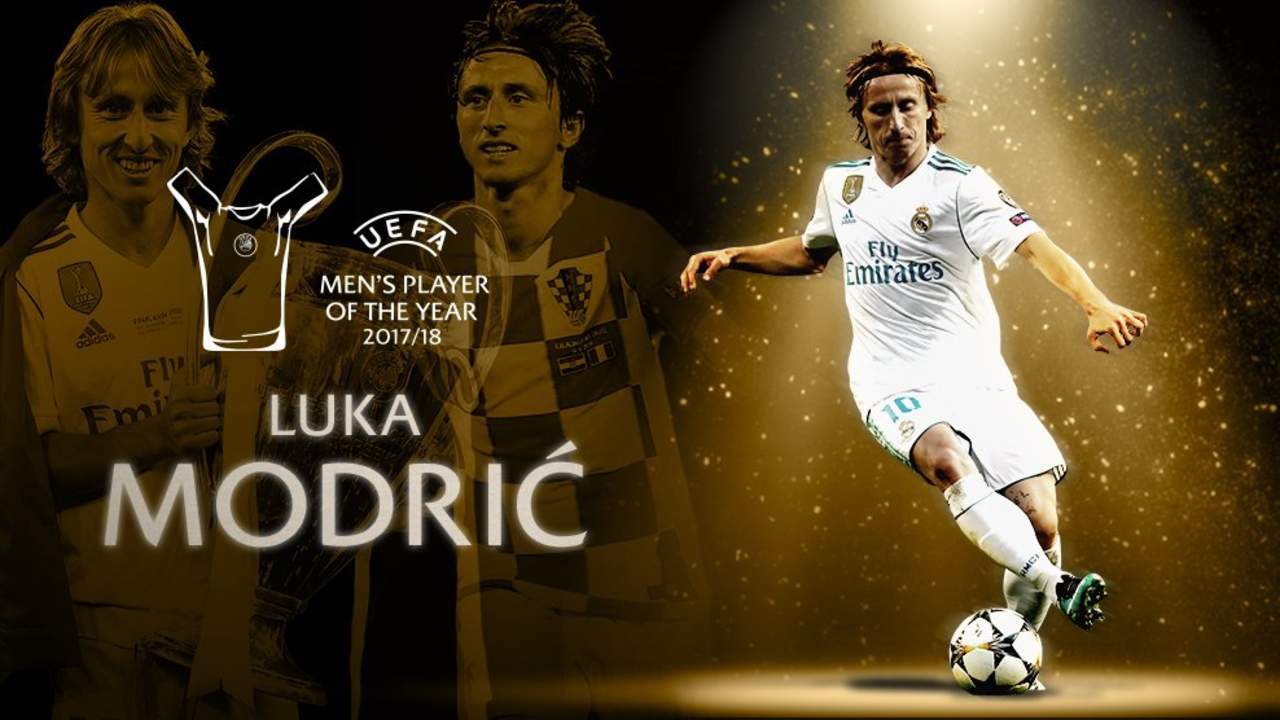Modric es galardonado como Mejor Jugador de UEFA. Noticias en tiempo real