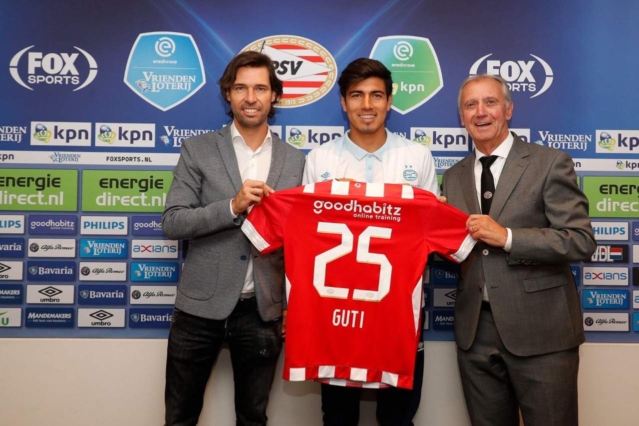 PSV presenta a Erick Gutiérrez. Noticias en tiempo real