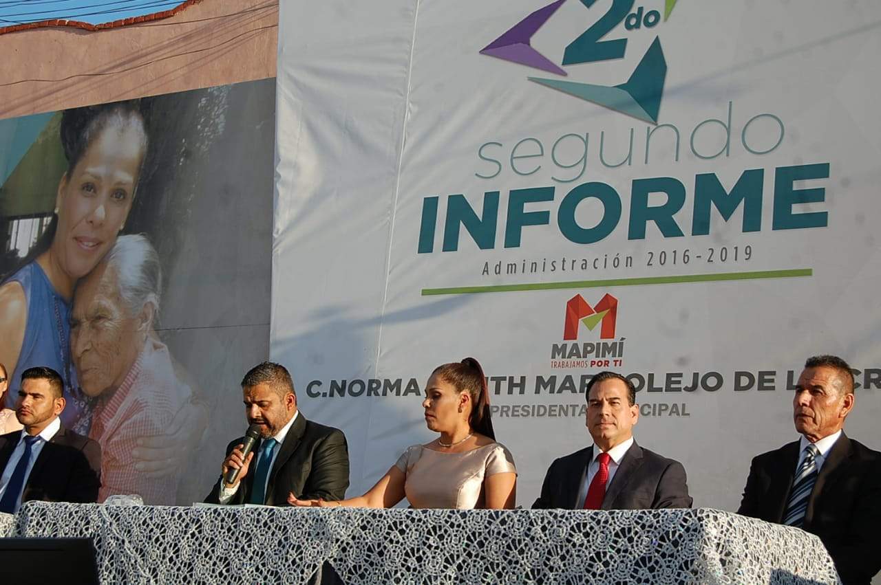 Alcaldesa de Mapimí presenta Segundo Informe de Gobierno. Noticias en tiempo real