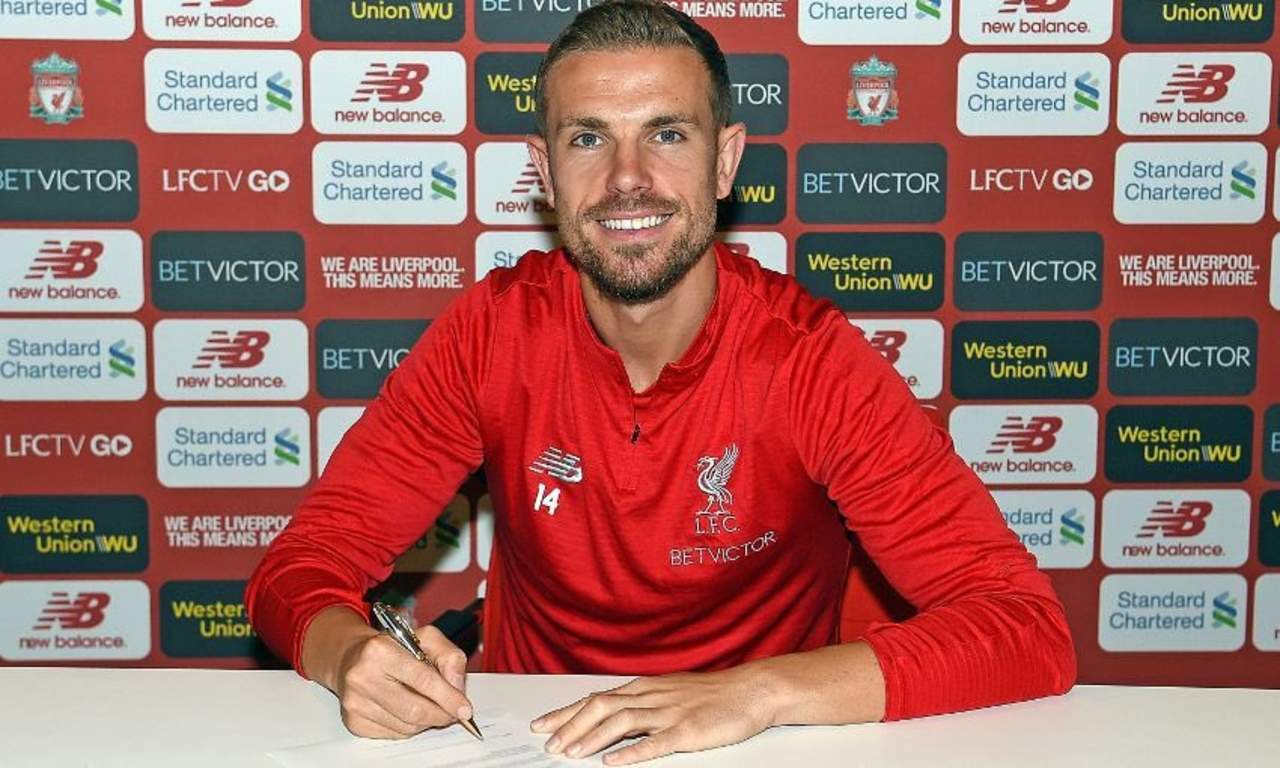 Liverpool renueva contrato de su capitán Jordan Henderson. Noticias en tiempo real