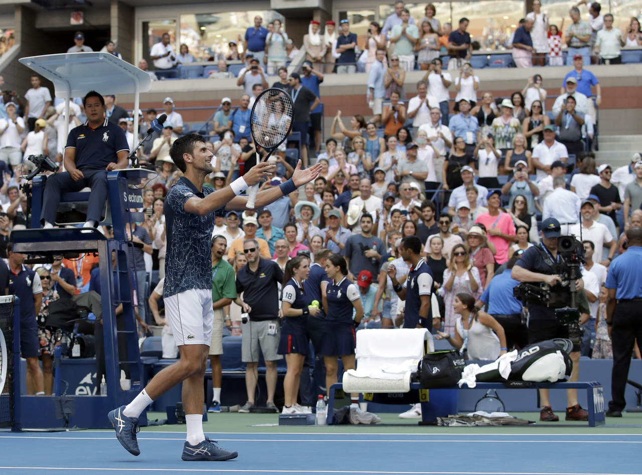 Djokovic cumple y avanza a cuartos de final del US Open 2018. Noticias en tiempo real