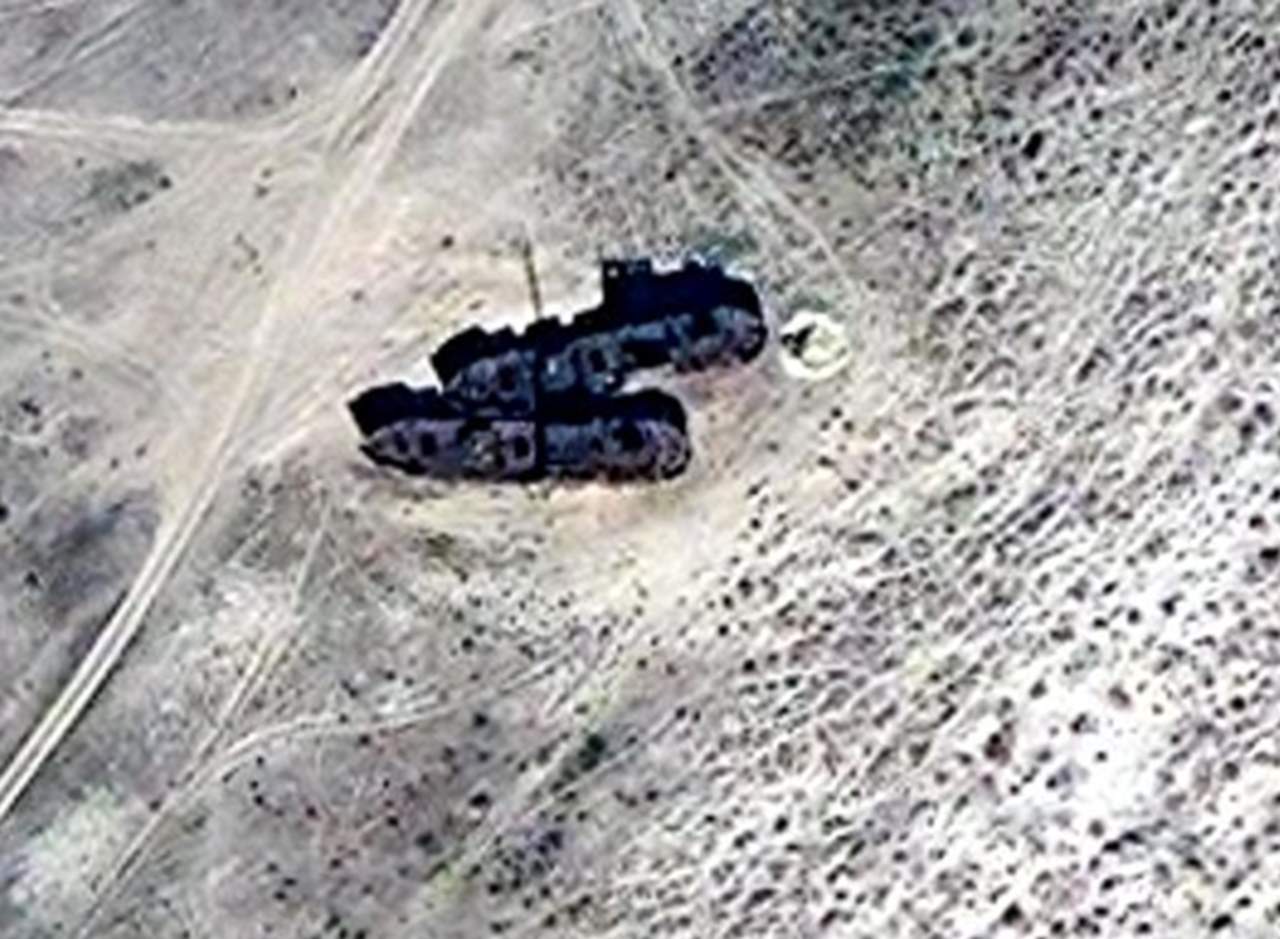 Imágenes satelitales encuentran algo extraño en el desierto. Noticias en tiempo real
