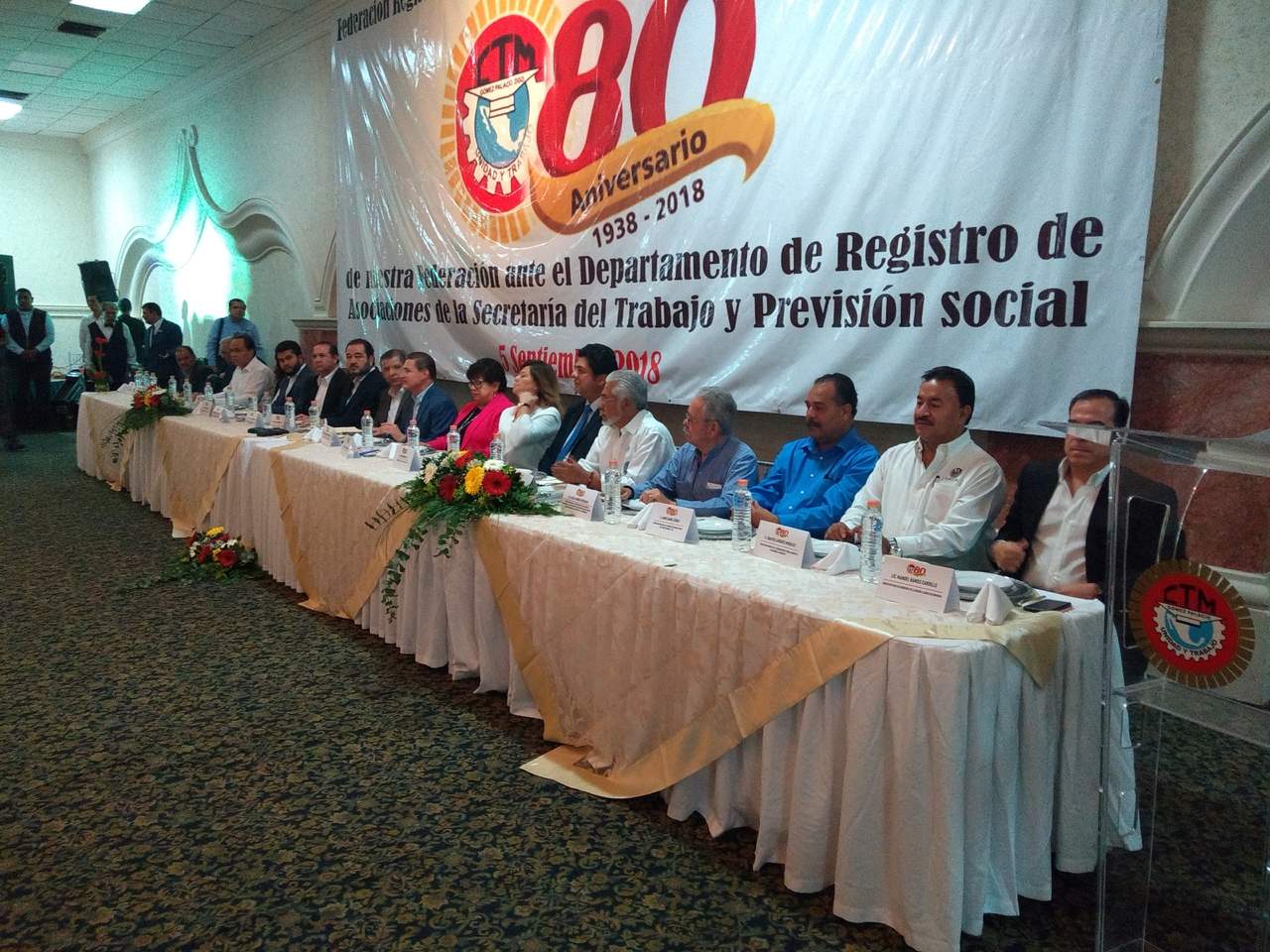 Celebra la CTM Gómez Palacio 80 años de lucha laboral. Noticias en tiempo real