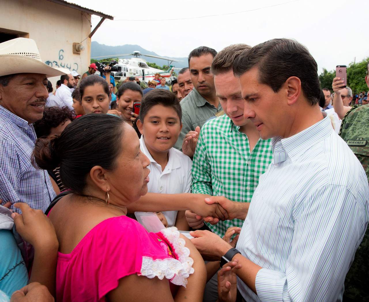 La visita de Peña que quedó en promesas. Noticias en tiempo real