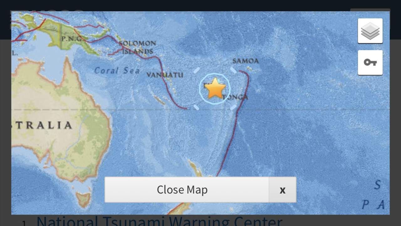 Reportan terremoto de 7.8 grados en las islas Fiji. Noticias en tiempo real