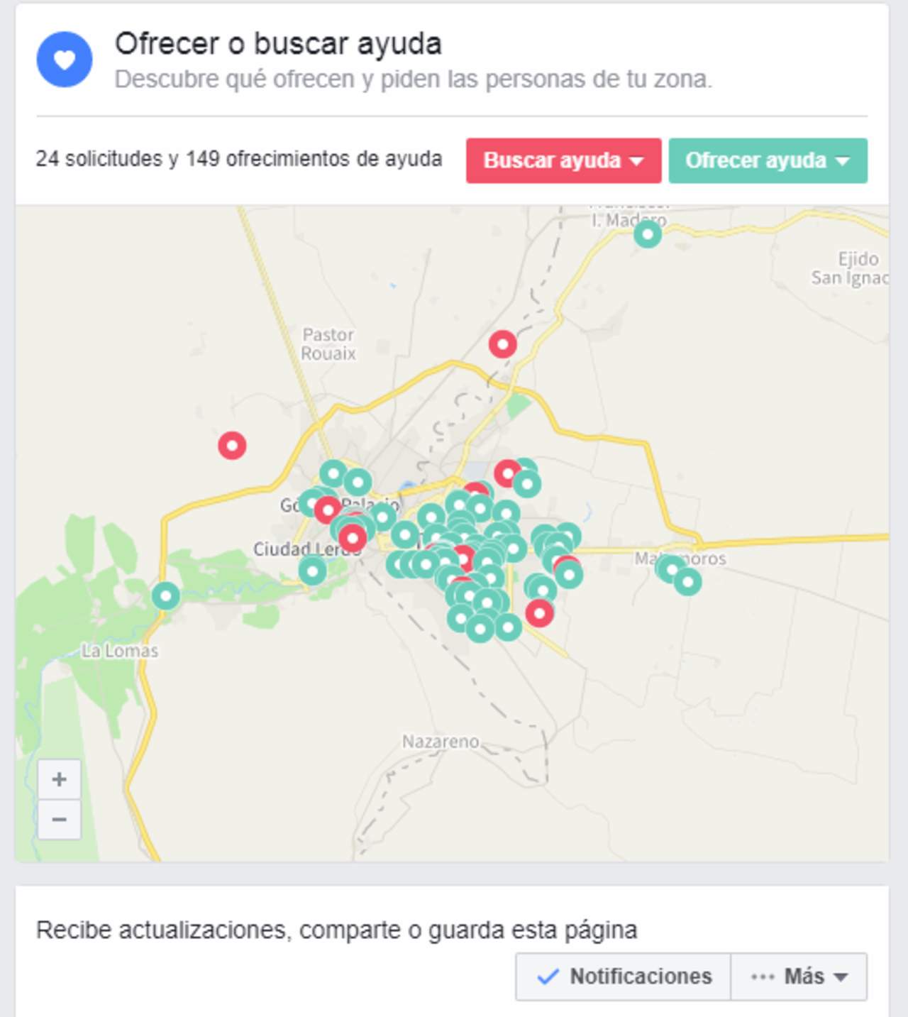 Facebook activa Safety Check por inundaciones en Torreón. Noticias en tiempo real