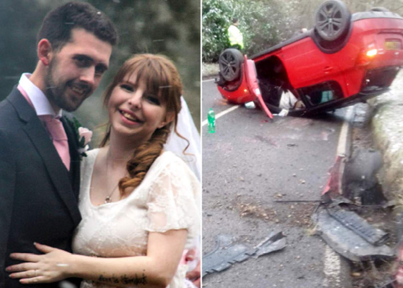 Pareja sobrevive a accidente ocurrido el día de su boda. Noticias en tiempo real