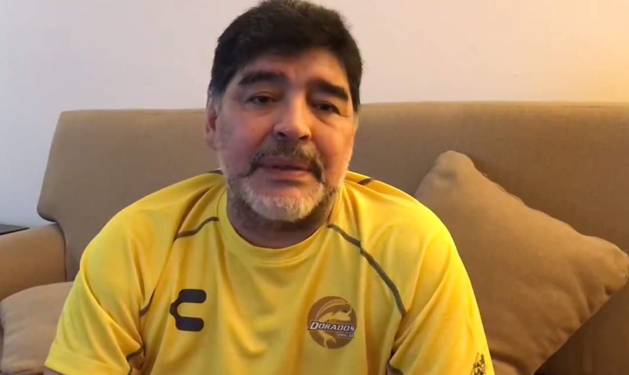 Se solidariza Maradona con damnificados de Sinaloa. Noticias en tiempo real
