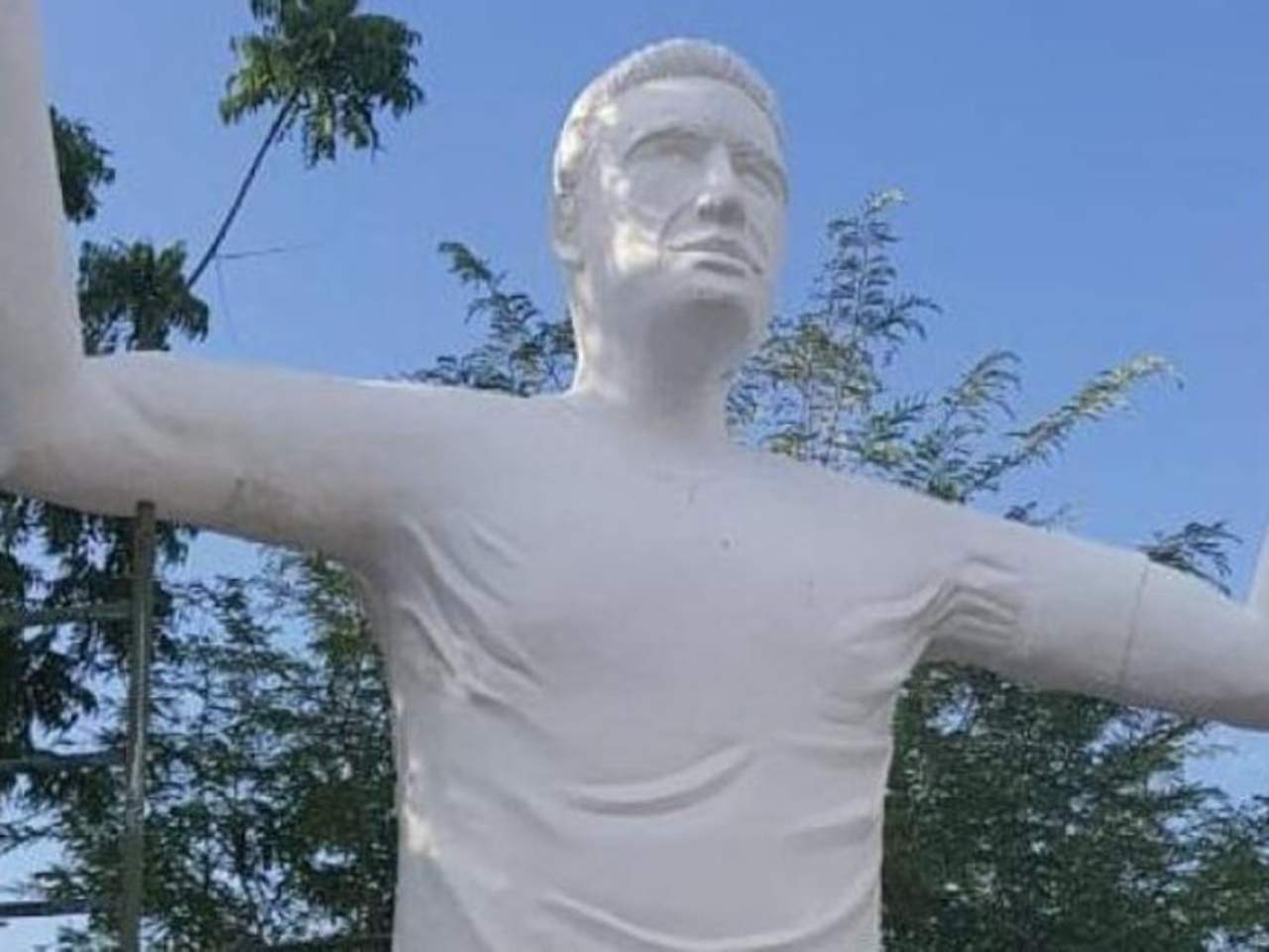 Causa polémica estatua en homenaje a Radamel Falcao. Noticias en tiempo real