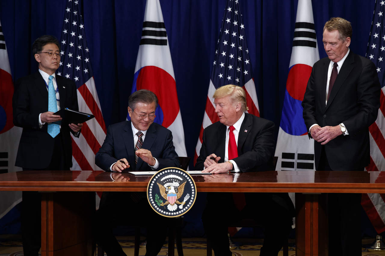 Trump se anota un logro comercial al revisar pacto con Corea del Sur. Noticias en tiempo real