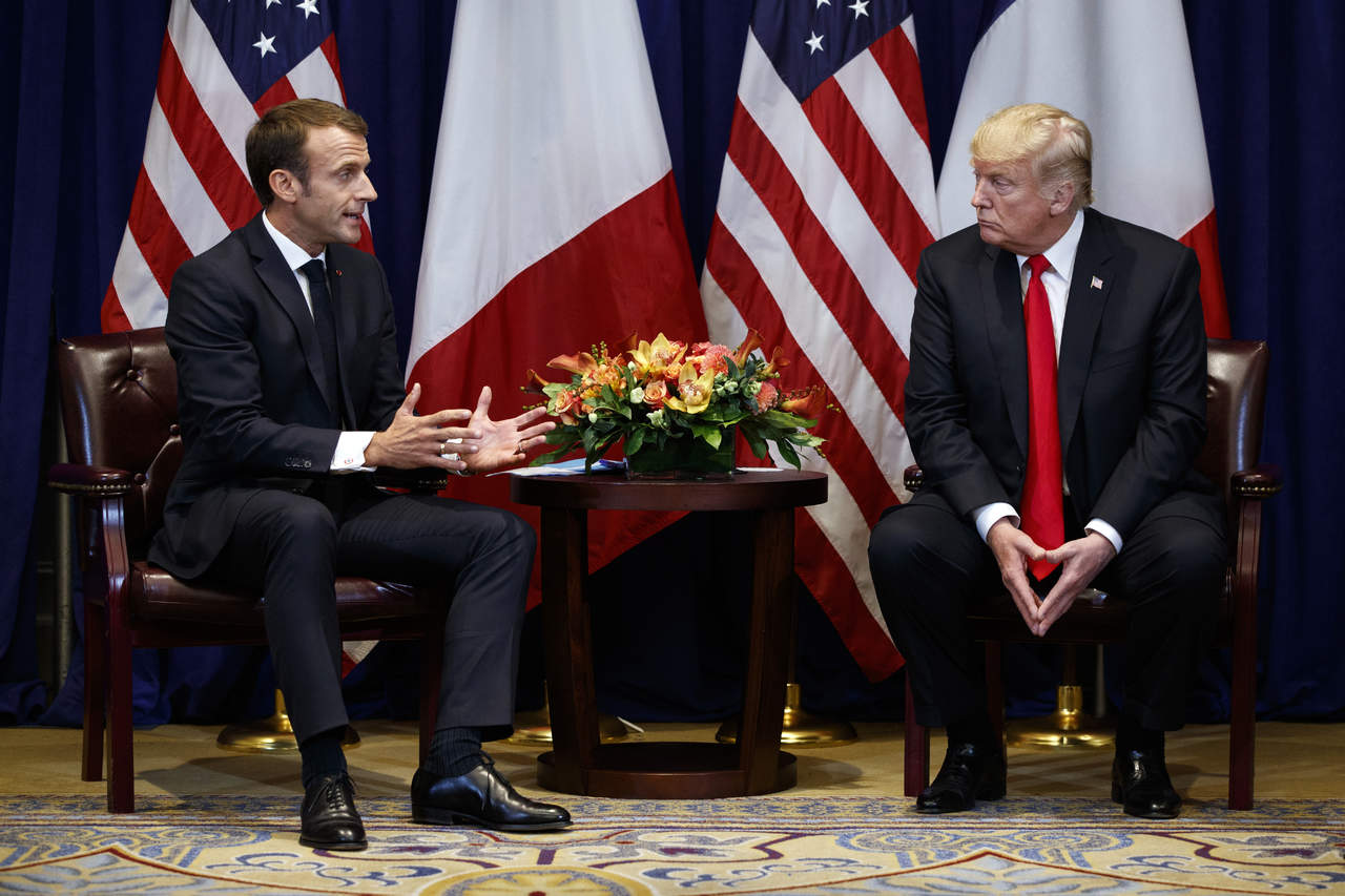Trump y Macron conversan sobre la relación comercial entre EU y UE. Noticias en tiempo real