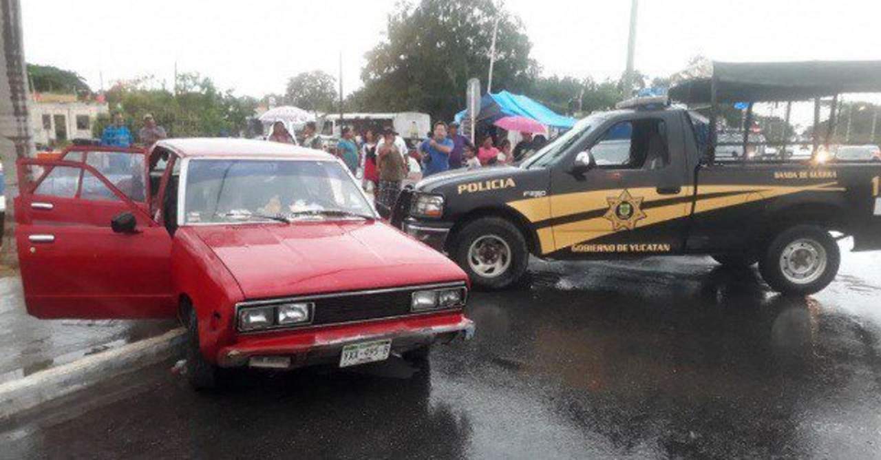 Policía en estado de ebriedad choca en Yucatán. Noticias en tiempo real