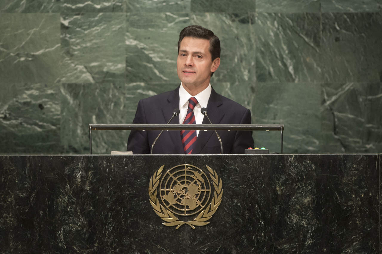 Peña destaca su gobierno ante la Asamblea General de la ONU. Noticias en tiempo real