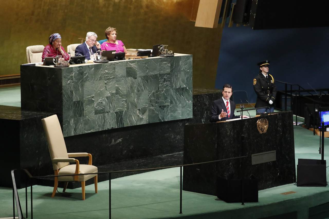 Pide EPN en la ONU atender flagelo del tráfico de armas. Noticias en tiempo real