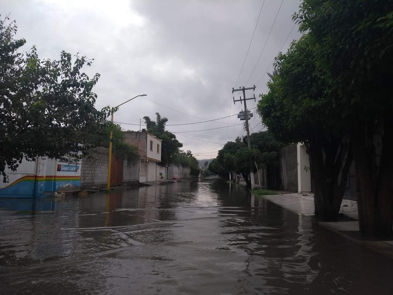 Una vivienda inundada, hasta ahora en Lerdo. Noticias en tiempo real