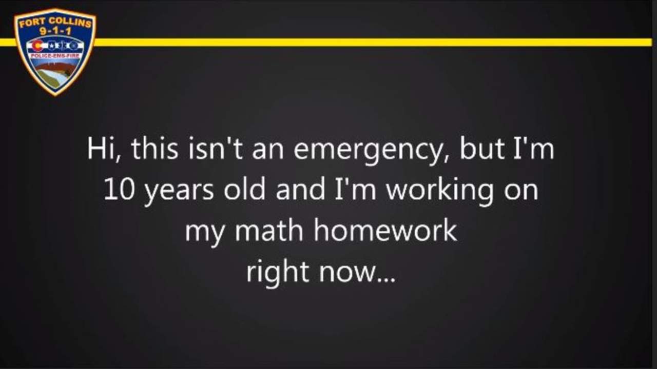 Niño llama al 911 por ayuda con su tarea de matemáticas. Noticias en tiempo real